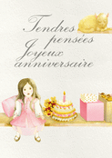 Tendres pensées pour un joyeux anniversaire